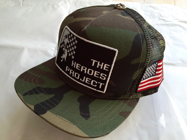 大人気商品  TRUCKER CAP THE HEROS PROJECTカモフレージュ